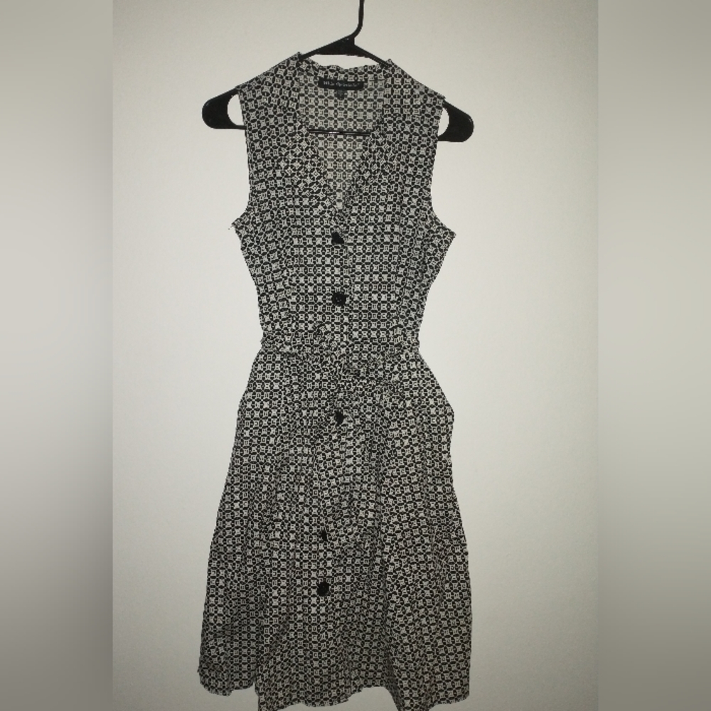 Button Down Dress with Pockets